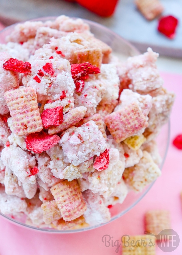 Strawberry Pink Lemonade Chex Mix