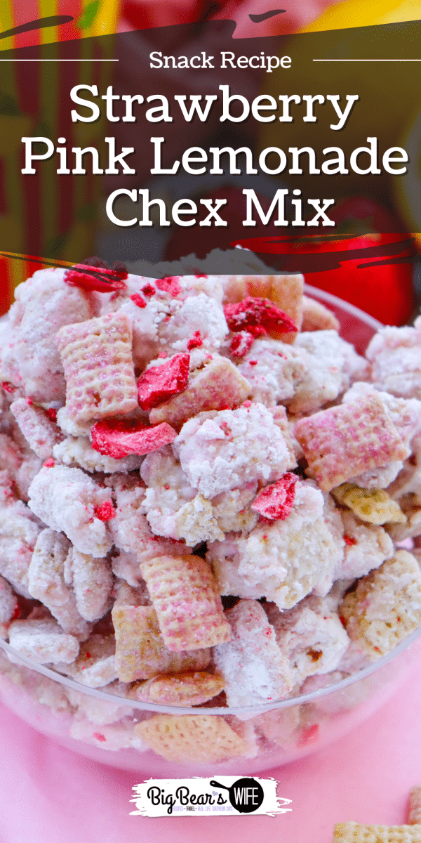 Strawberry Pink Lemonade Chex Mix